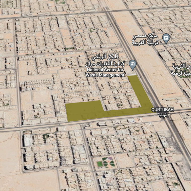 المساحة 161000 م2 حي قرطبة مربع 11